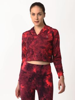 BODD ACTIVE - Red Tie Dye Hoodie