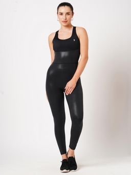 BODD ACTIVE - Functional Glossy Black Bodysuit