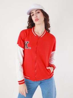 Zink London - Womens Multi-Color Colorblock Sweatshirt