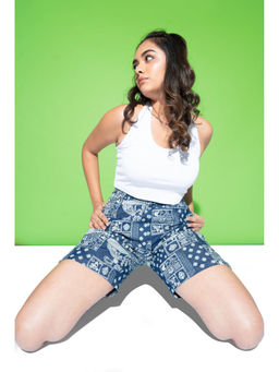 FREAKINS - Printed Bermuda Shorts