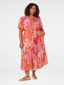 Forever New - Loren Curve Puff Sleeve Midi Dress with Belt (Set of 2)