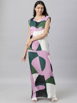 RAREISM - Multi-Color Solid Plain Dress