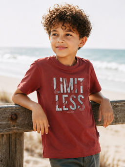 Purple United Kids - Boys Brown Jersey T-Shirt