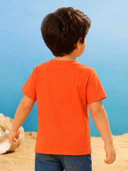 Purple United Kids - Boys Orange Jersey T-Shirt