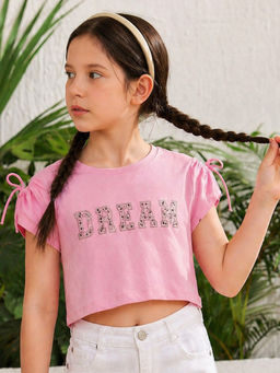 Purple United Kids - Girls Pink Jersey T-Shirt