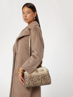 Guess - Multicolor Animal Print Sibel Satchel Bag with Detachable Strap