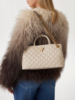 Guess - Beige Textured Hand Bag