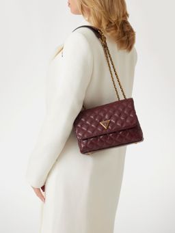 Guess - Burgundy Textured Sling Bag