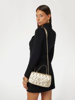 Guess - Golden Quilted Adelard Convertible Sling Bag