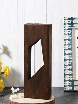 The Decor Mart - Minimal Testube Planter - Dark