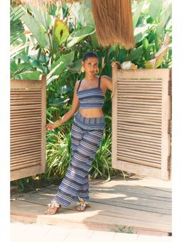 Ivory Rose - MARINA MOOD Blue Co-Ord (Set of 2)