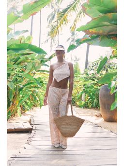 Ivory Rose - NOMAD NET Beige Co-Ord (Set of 2)