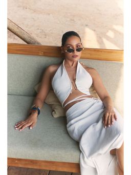 Ivory Rose - SALT KISS White Co-Ord (Set of 2)