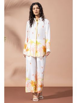 Thee Modern Roots - Sunset White Palm Co-Ord (Set of 2)