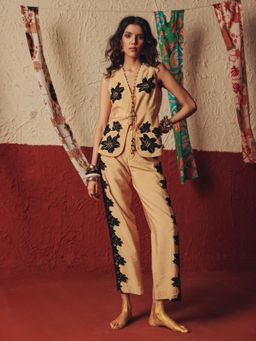 ZABELLA - Indie Drift Beige Co-Ord (Set of 2)