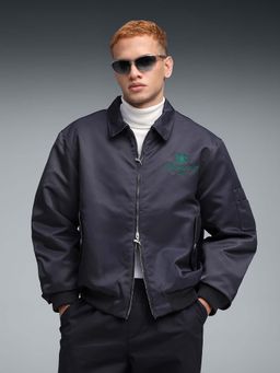 Puma - x REPRESENT Men Charcoal Padded Bomber Jacket