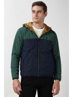Peter England - Men Multi-Color Colorblock Reversible Casual Jacket