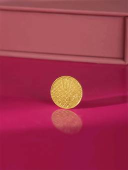 Mia by Tanishq - Unisex 2 Gm 24 Karat Gold Divine Balaji Coin