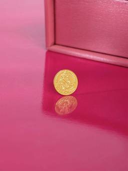 Mia by Tanishq - Unisex 0.5 Gm 24 Karat Gold Shree Ganesha Coin