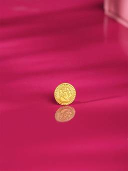 Mia by Tanishq - Unisex 1 Gm 24 Karat Gold Shree Ganesha Coin