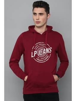 Louis Philippe - Maroon Sweatshirt
