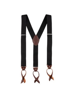 Buy The Tie Hub Gentry Black Y Back Suspender Online