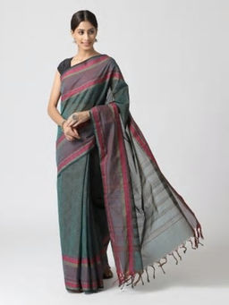 Fabindia - Cotton Printed Floral Sari