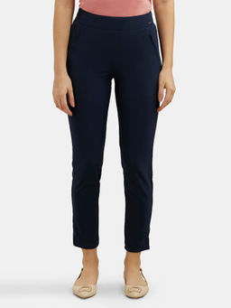 Jockey - IW35 Women Environment Friendly Recycled Microfiber All Day Pants-Navy Blazer