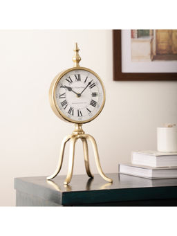 De Maison Decor - Quad Stand Clock Gold