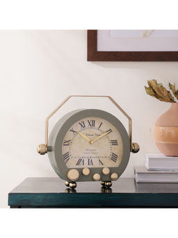 De Maison Decor - Grey Kent Clock Green Gold