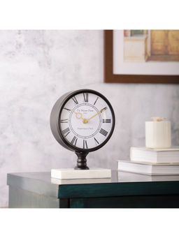 De Maison Decor - Seraphic Marble Table Clock Black