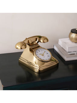 De Maison Decor - Dialtime Table Clock Gold Finish
