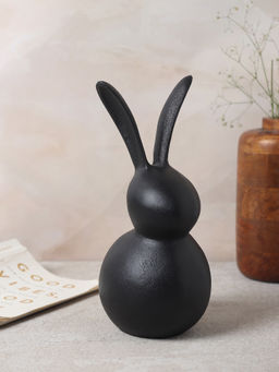 De Maison Decor - Black Hare Sculpture