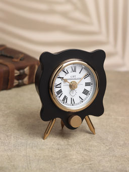 De Maison Decor - Pixel Pulse Table Clock Gold Black