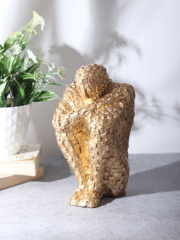 De Maison Decor - Secluded Thinker Figurine Gold