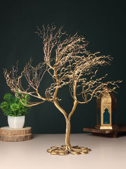 De Maison Decor - Breezy Branches Tree Sculpture Gold
