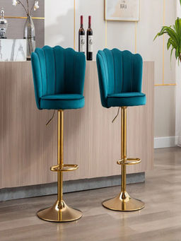 Doe Buck - Teal Avidan Bar Stool