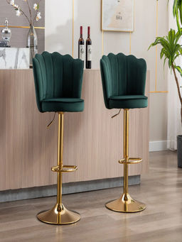 Doe Buck - Green Avidan Bar Stool