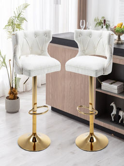 Doe Buck - White Verona Bar Stool