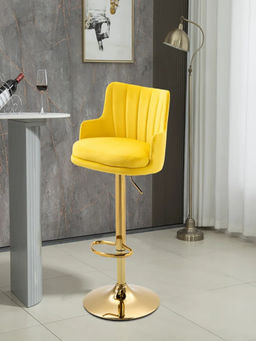 Doe Buck - Yellow Oliver Bar Stool