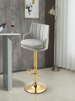 Doe Buck - Grey Oliver Bar Stool