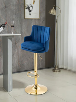 Doe Buck - Navy Blue Oliver Bar Stool