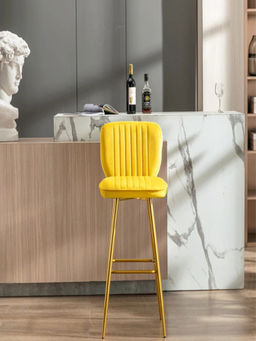 Doe Buck - Yellow Rafael Bar Stool