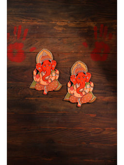 Revive Home - Multi-Color Ganesha Mdf Cutouts