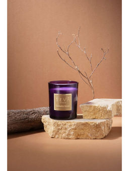 SEVA HOME - Purple Signature Scented Candle - Lavender Wood