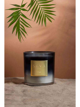 SEVA HOME - Black Signature Scented Candle - Oud