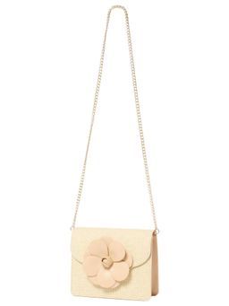 Forever New - Cream Camille Corsage Sling Bag