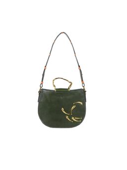 Hidesign - Green Genuine Leather Parrot 01 Women Shoulder Bag (M)
