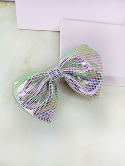 Soho Boho Studio - Purple Iridescent Funk Hair Bow Clip