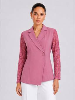 Powersutra - Women Dusty Pink Blazer